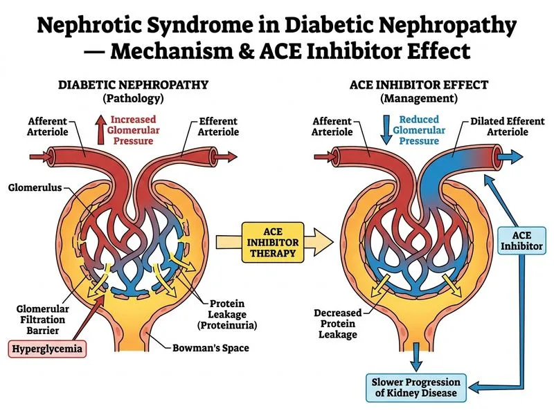 Nephrotic Syndrome — Clinical diagram