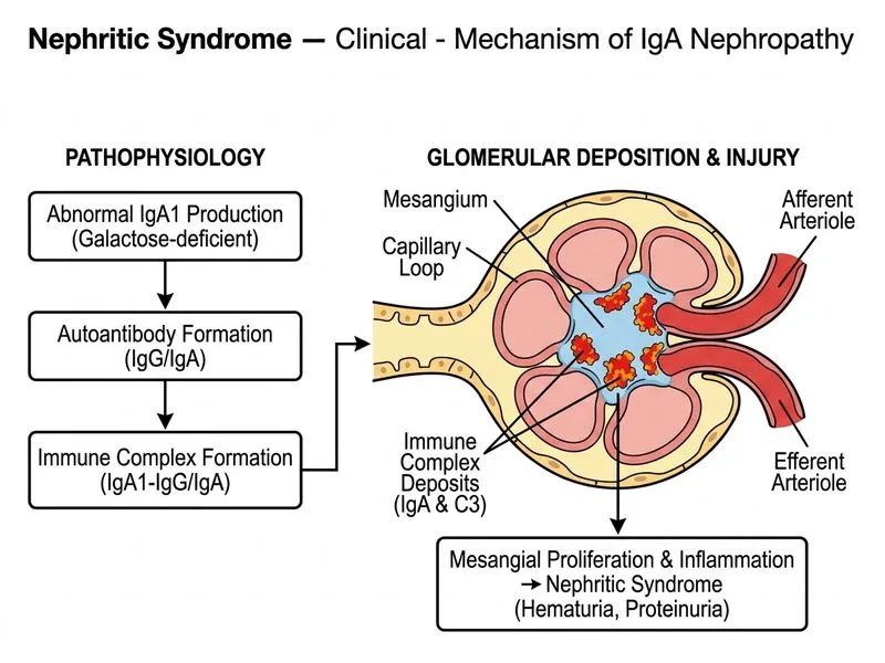 Nephritic Syndrome — Clinical diagram