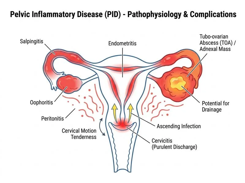 Pelvic Inflammatory Disease diagram