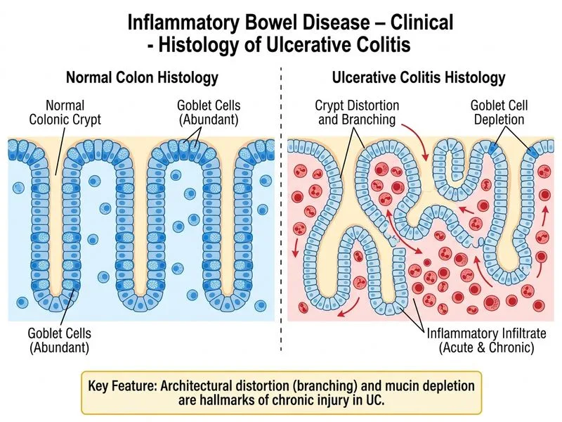 Inflammatory Bowel Disease — Clinical diagram