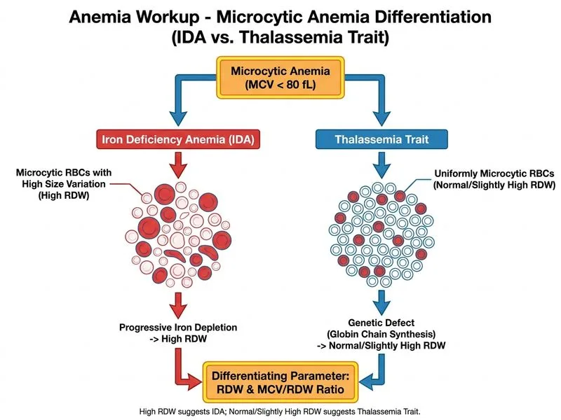 Anemia Workup diagram