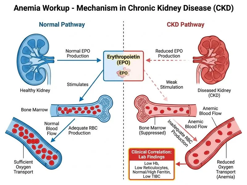 Anemia Workup diagram