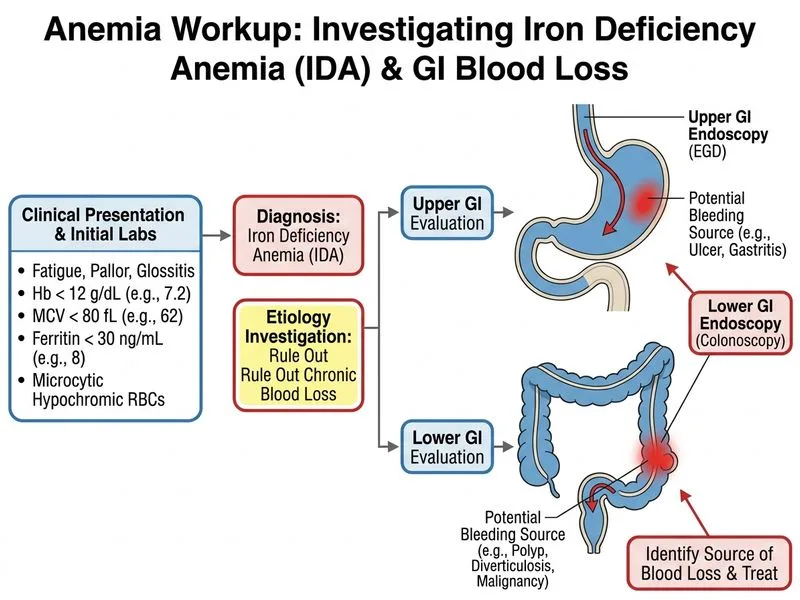 Anemia Workup diagram