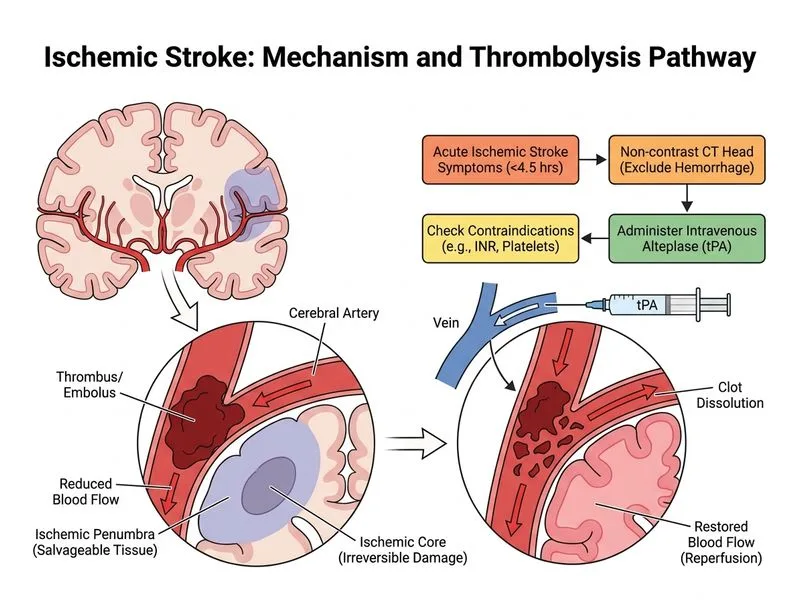 Ischemic Stroke diagram