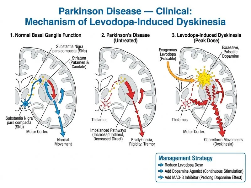 Parkinson Disease — Clinical diagram