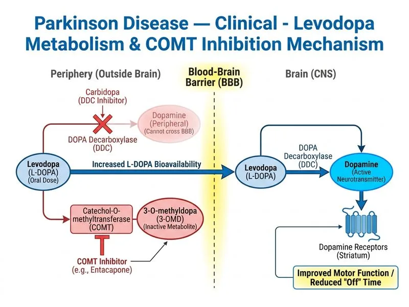 Parkinson Disease — Clinical diagram