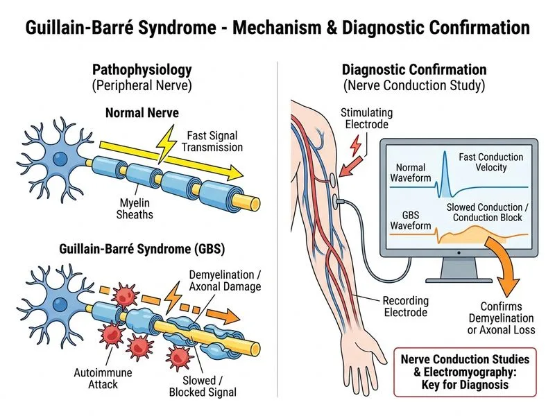 Guillain-Barré Syndrome diagram