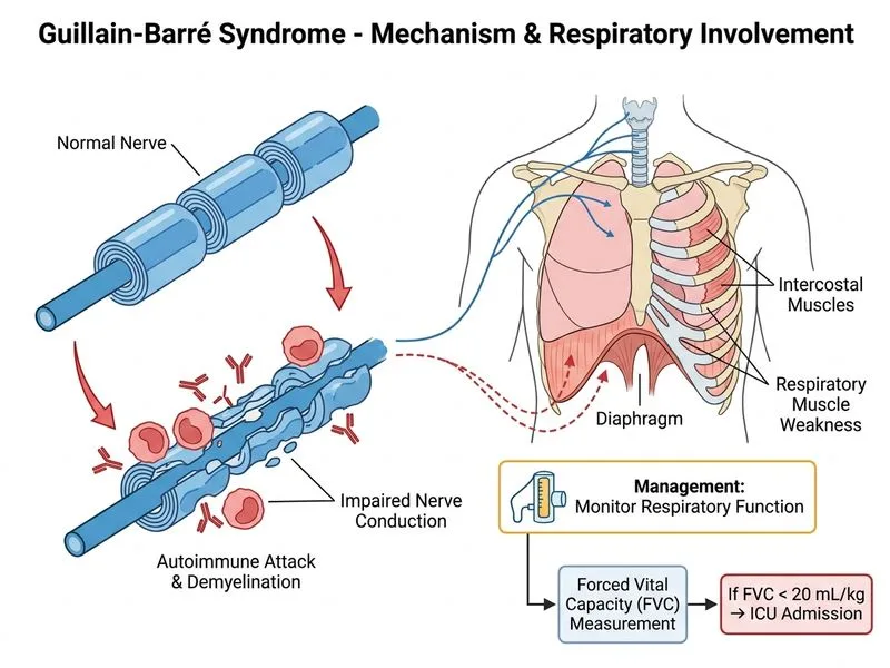 Guillain-Barré Syndrome diagram