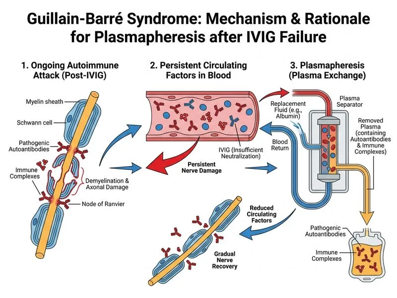 Guillain-Barré Syndrome diagram