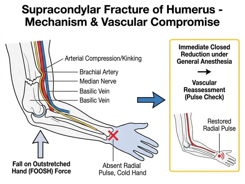 Supracondylar Fracture of Humerus diagram