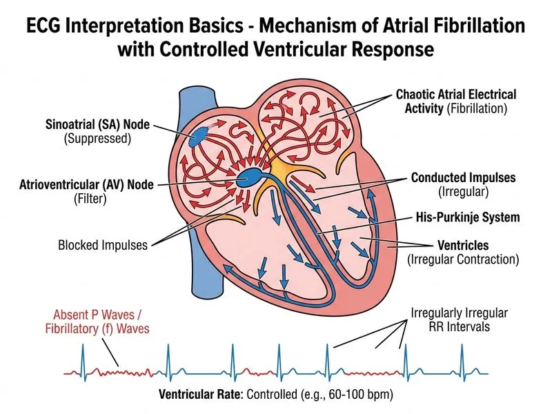 ECG Interpretation Basics diagram