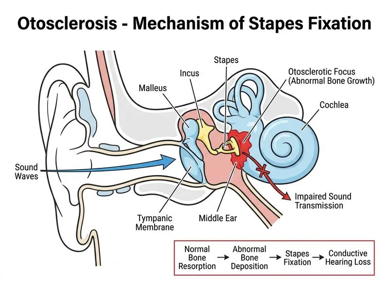Otosclerosis diagram
