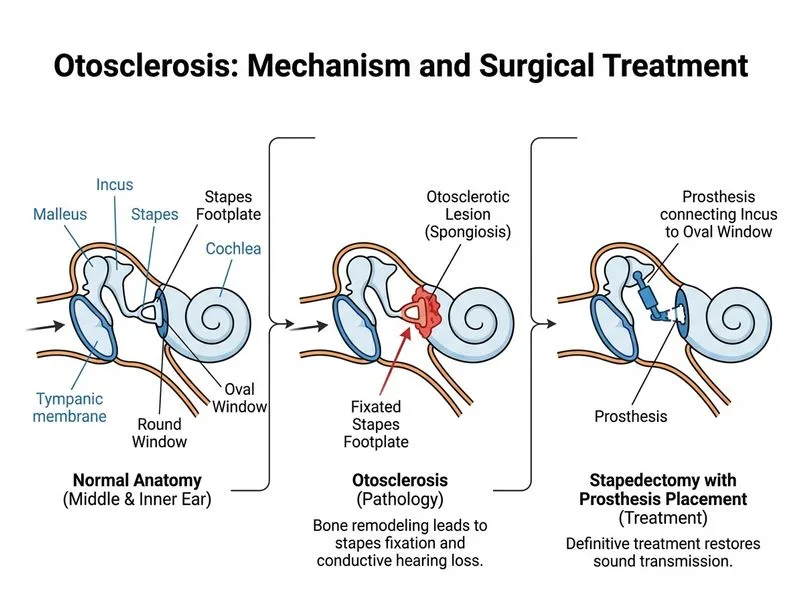 Otosclerosis diagram