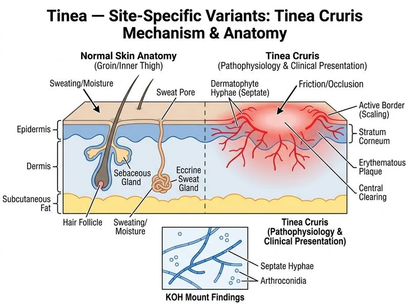 Tinea — Site-Specific Variants diagram