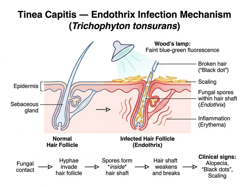Tinea — Site-Specific Variants diagram