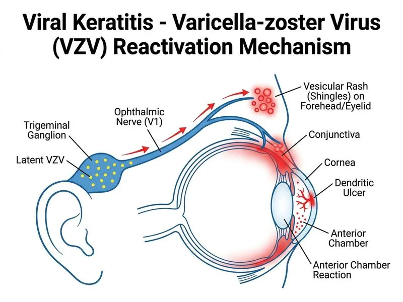 Viral Keratitis diagram