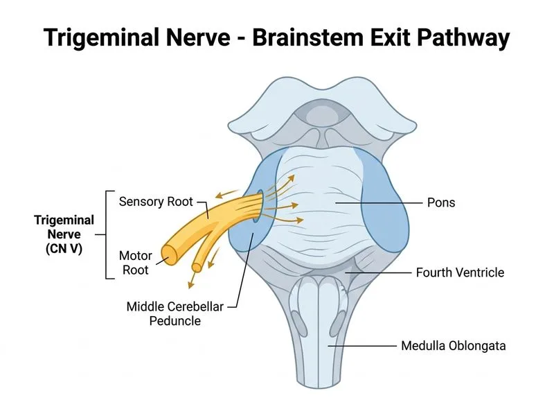 Trigeminal Nerve diagram