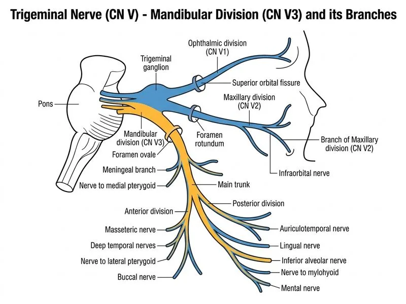 Trigeminal Nerve diagram