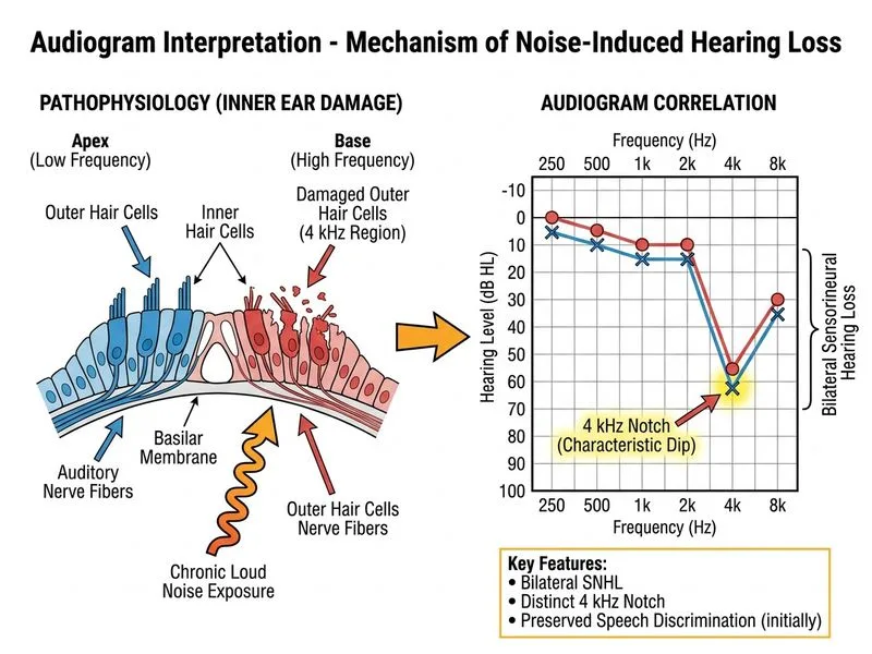 Audiogram Interpretation diagram