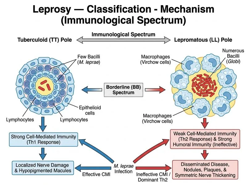 Leprosy — Classification diagram