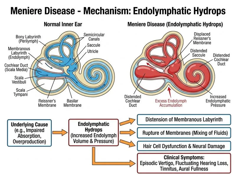 Meniere Disease diagram
