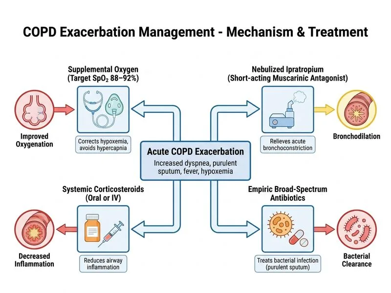 COPD Management diagram