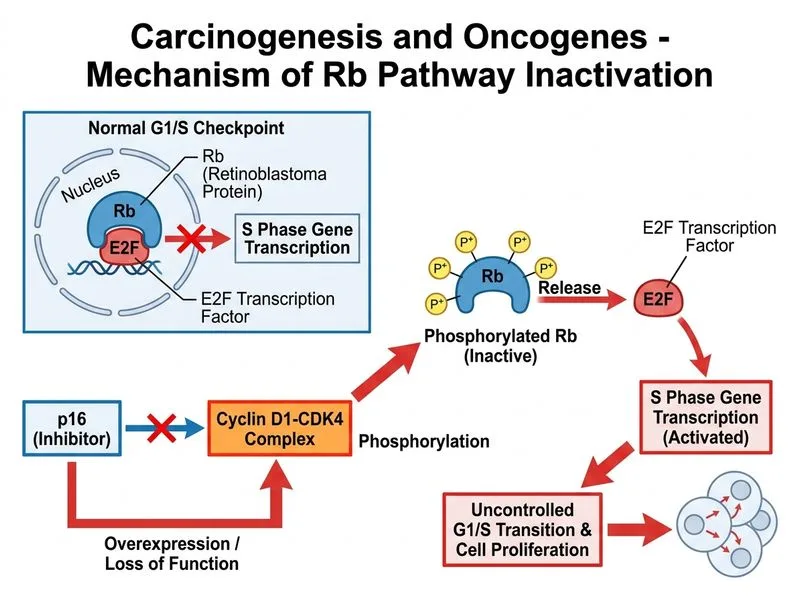 Carcinogenesis and Oncogenes diagram