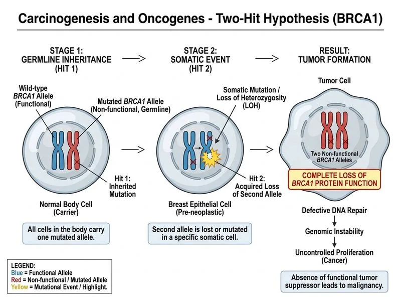 Carcinogenesis and Oncogenes diagram