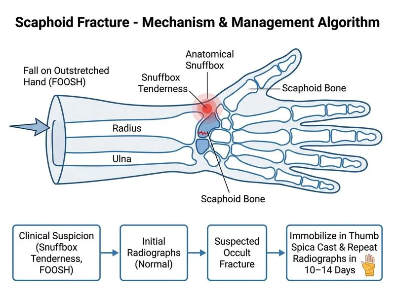 Scaphoid Fracture diagram