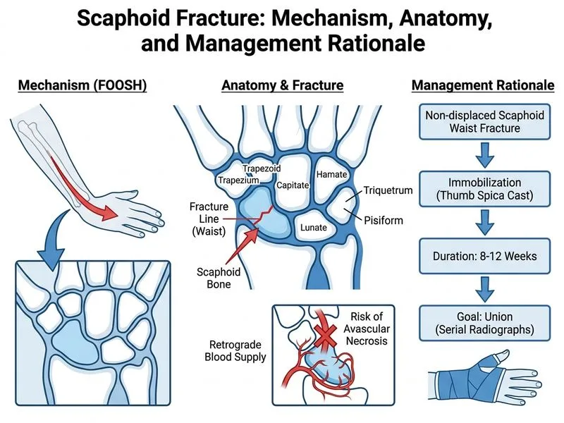 Scaphoid Fracture diagram