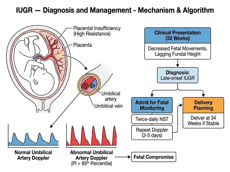 IUGR — Diagnosis and Management diagram
