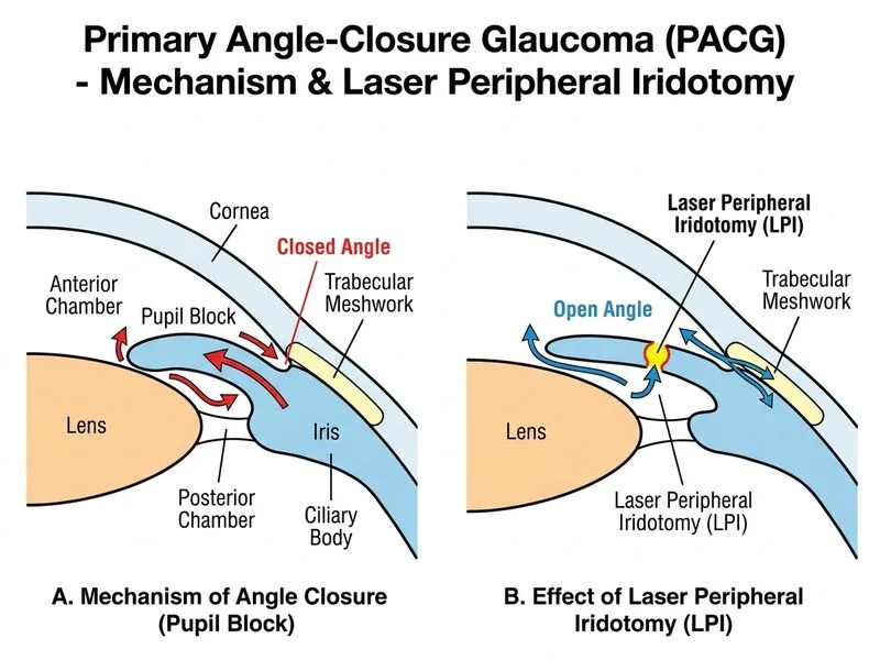 Primary Angle-Closure Glaucoma diagram