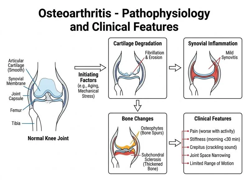 Osteoarthritis diagram