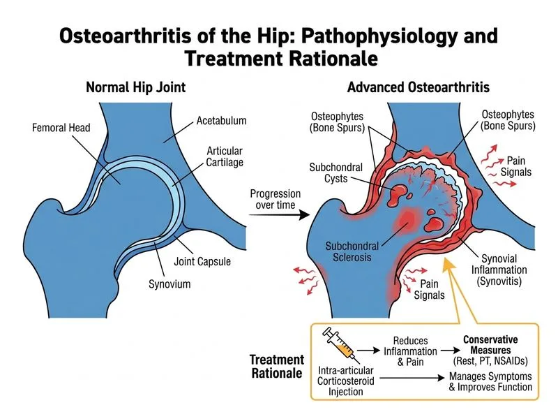Osteoarthritis diagram