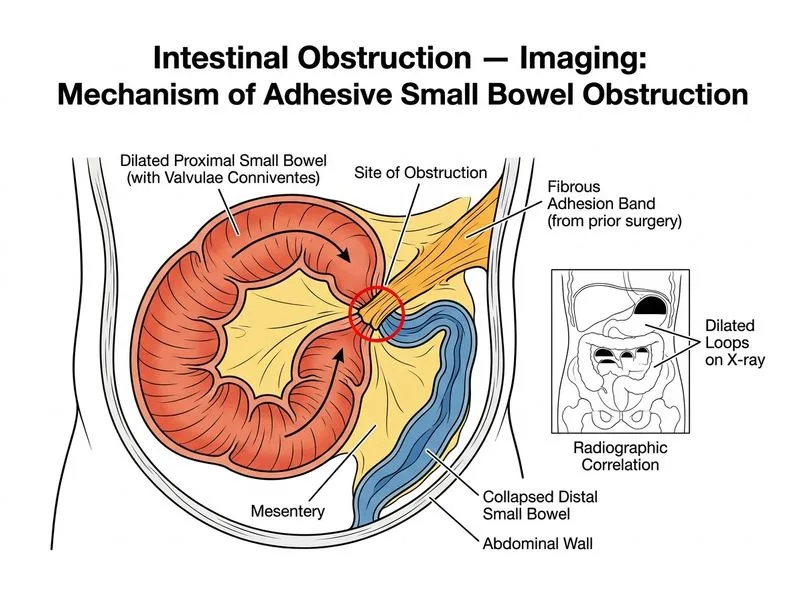 Intestinal Obstruction — Imaging diagram