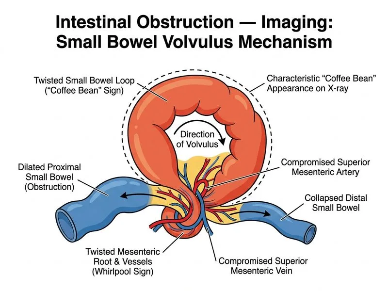 Intestinal Obstruction — Imaging diagram