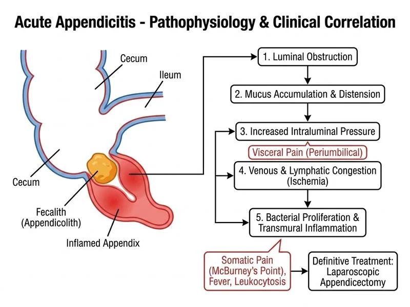 Acute Appendicitis diagram
