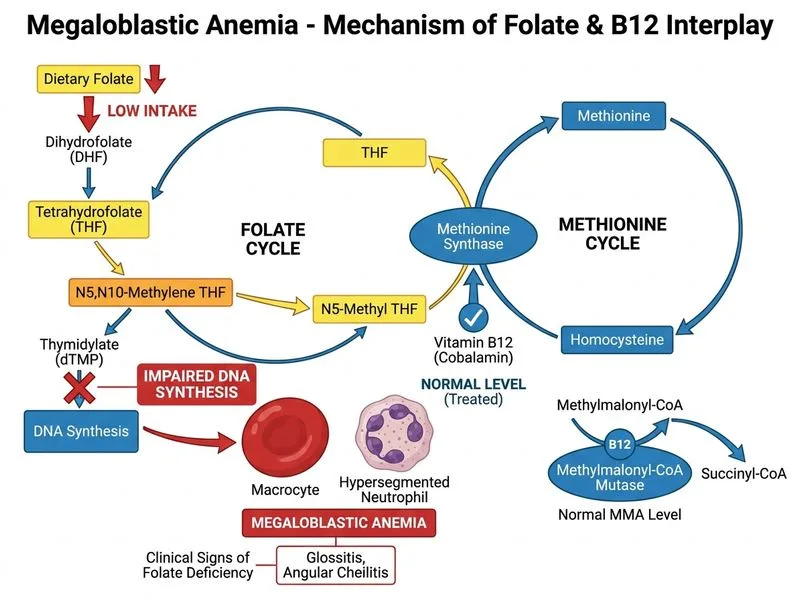 Megaloblastic Anemia diagram