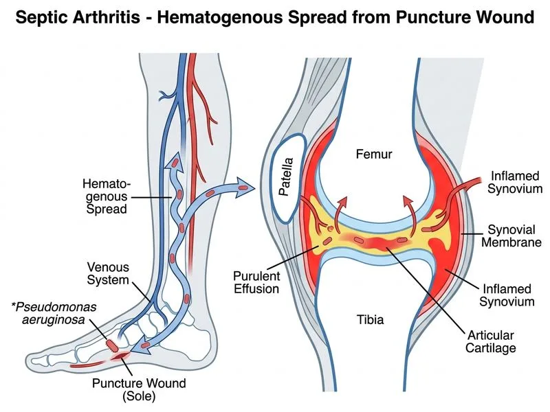 Septic Arthritis diagram
