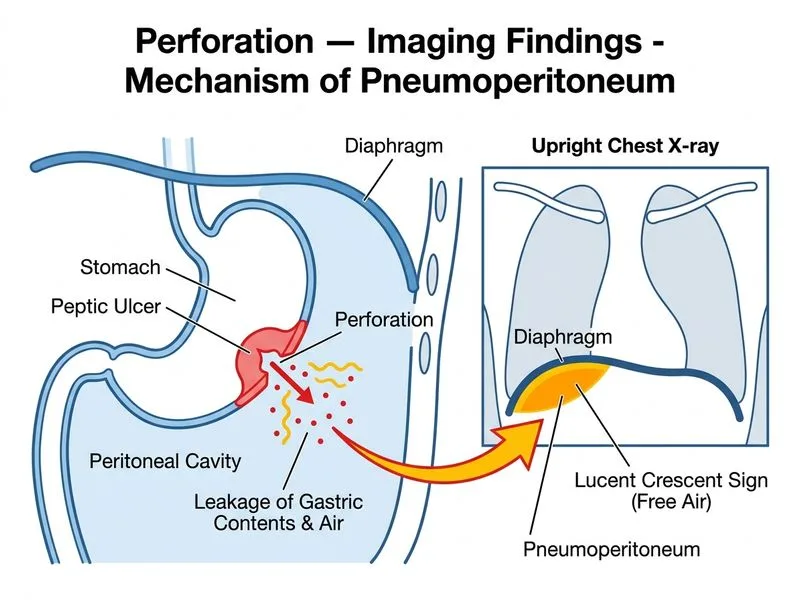 Perforation — Imaging Findings diagram