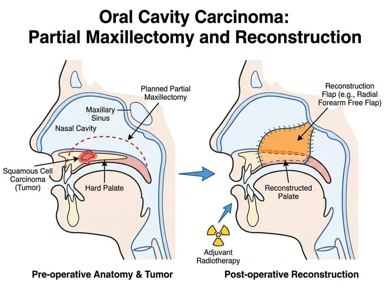 Oral Cavity Carcinoma diagram