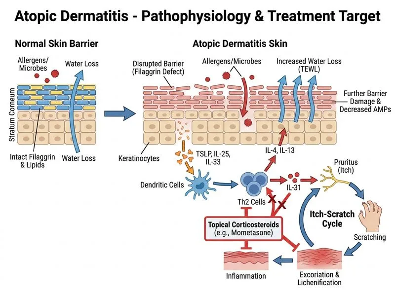 Atopic Dermatitis diagram
