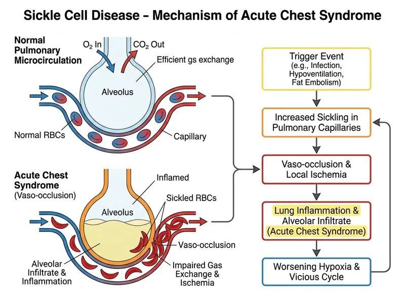 Sickle Cell Disease diagram