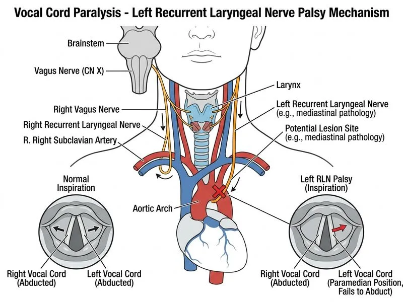 Vocal Cord Paralysis diagram