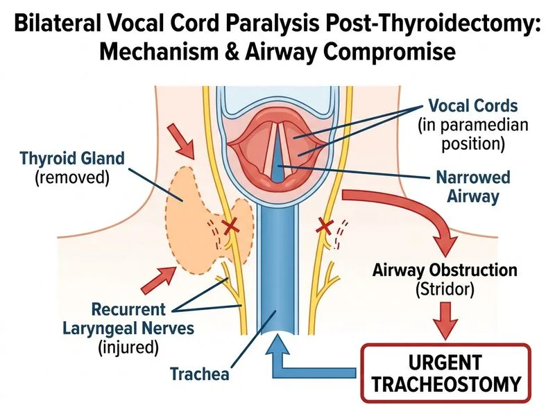 Vocal Cord Paralysis diagram