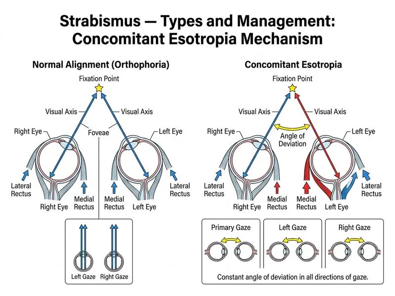 Strabismus — Types and Management diagram