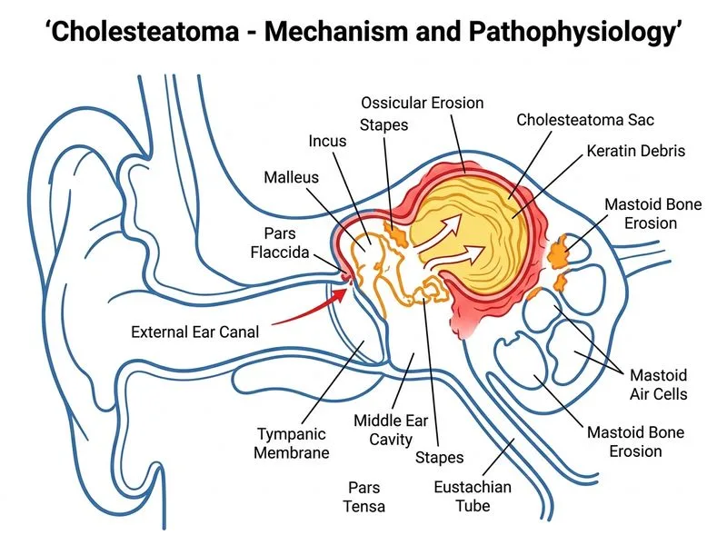Cholesteatoma diagram