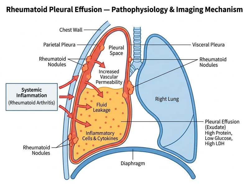 Pleural Effusion — Imaging diagram