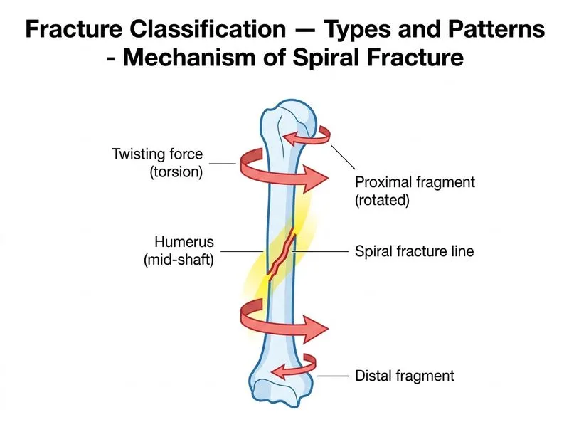 Fracture Classification — Types and Patterns diagram