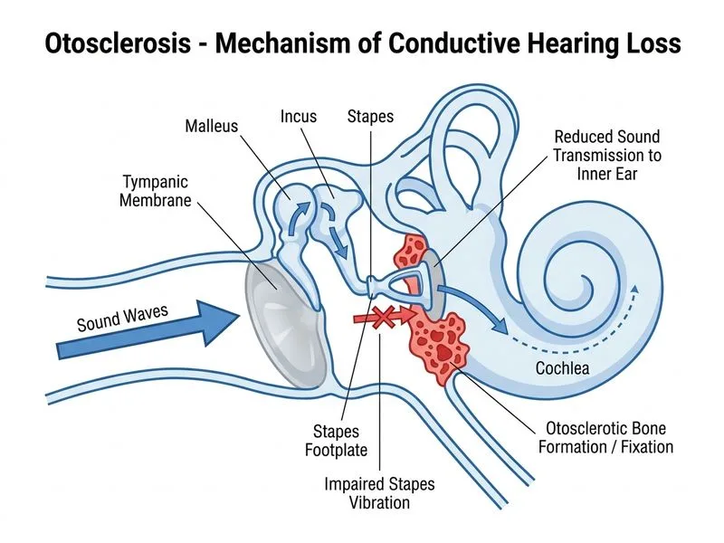 Otosclerosis diagram